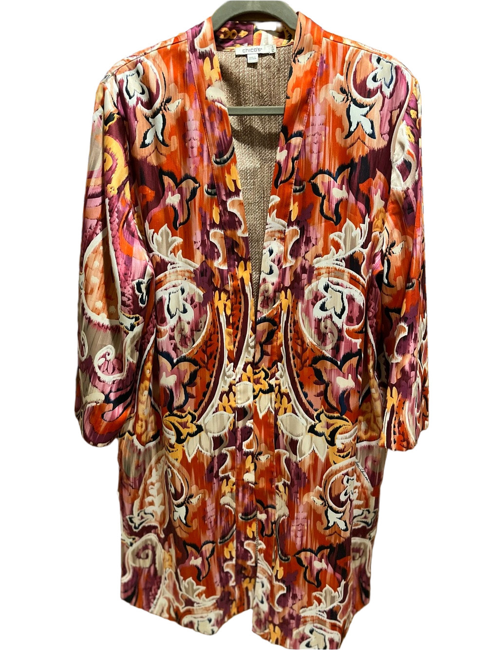 07. WOMENS CHICO’S 3/XL DETAIL TOP - Picture 4 of 8